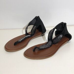 Cloudwalkers black sandals size 10W